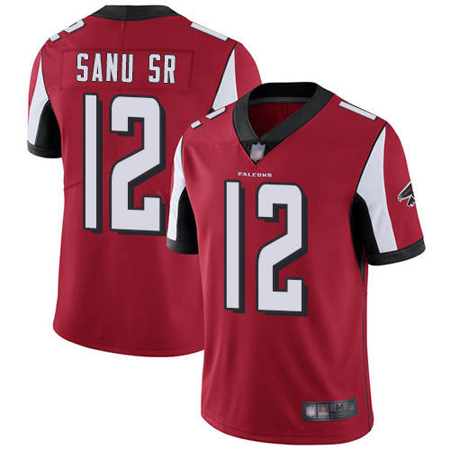 Atlanta Falcons Limited Red Men Mohamed Sanu Home Jersey NFL Football #12 Vapor Untouchable->youth nfl jersey->Youth Jersey